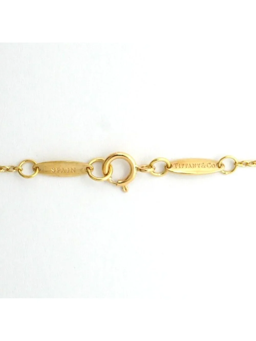Tiffany & Co Necklace Bean 18k Yellow Gold